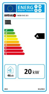 WGB EVO 20 i – etykieta energetyczna
