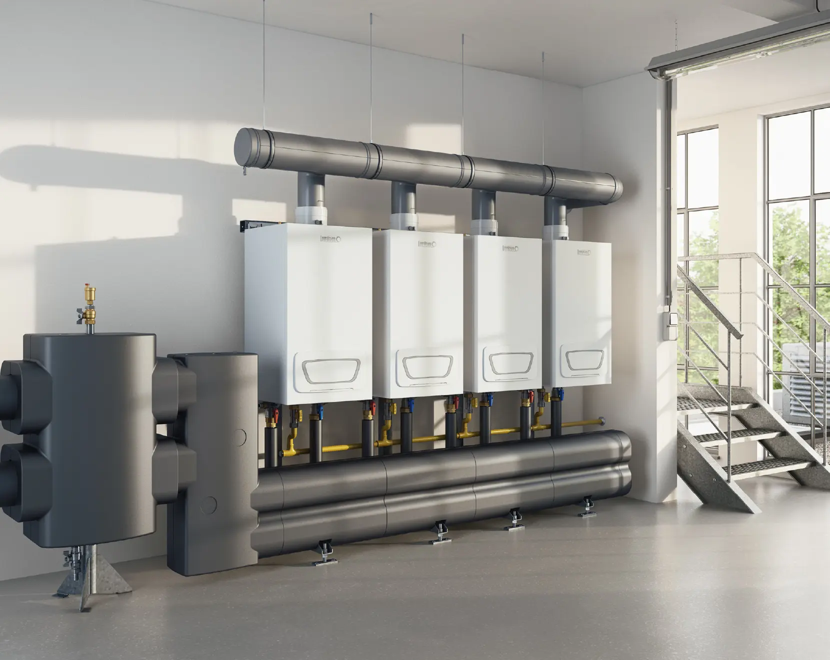 Kotły Kondensacyjne Broetje WGB 50-110i 10-110 kW